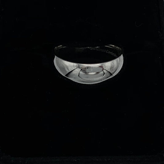 14K White Gold 7mm Comfort Fit Wedding Band