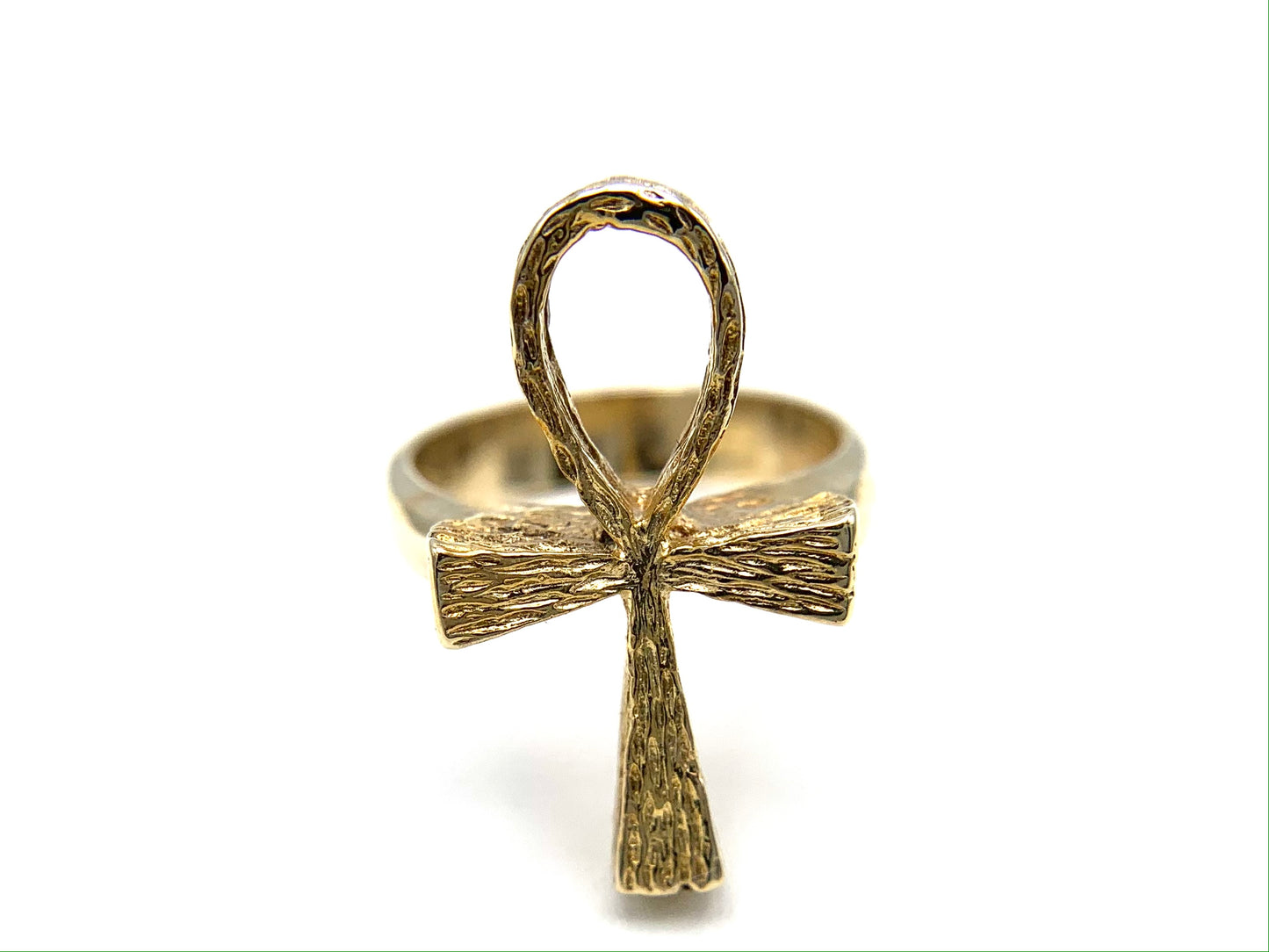 10K Yellow Gold Peace Ring