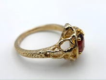Load image into Gallery viewer, 14K Yellow Gold Genuine Oval Garnet Ring

