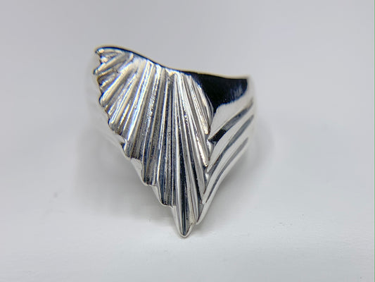 Sterling Silver Wing Free Form Ring