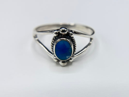 Sterling Silver Ring with Turquoise Stone