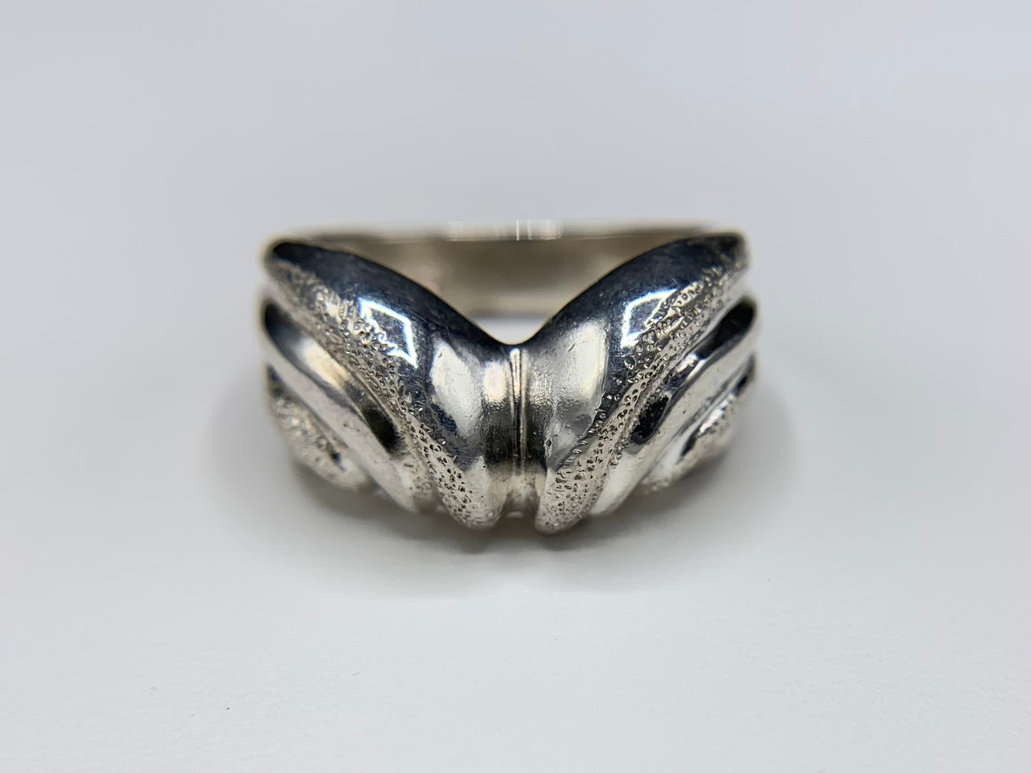 Sterling Silver Free Form 'Arch' Ring