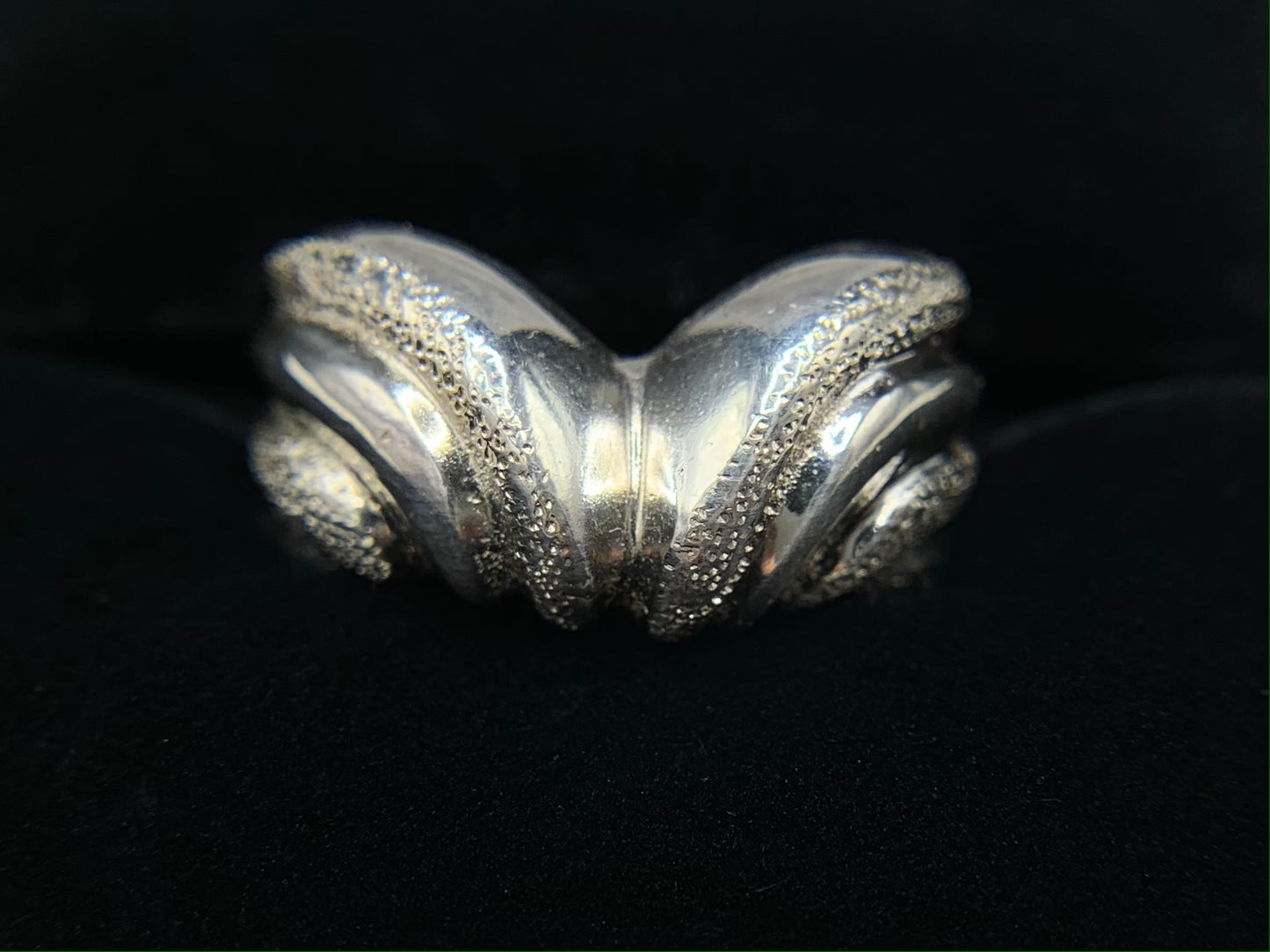 Sterling Silver Free Form 'Arch' Ring