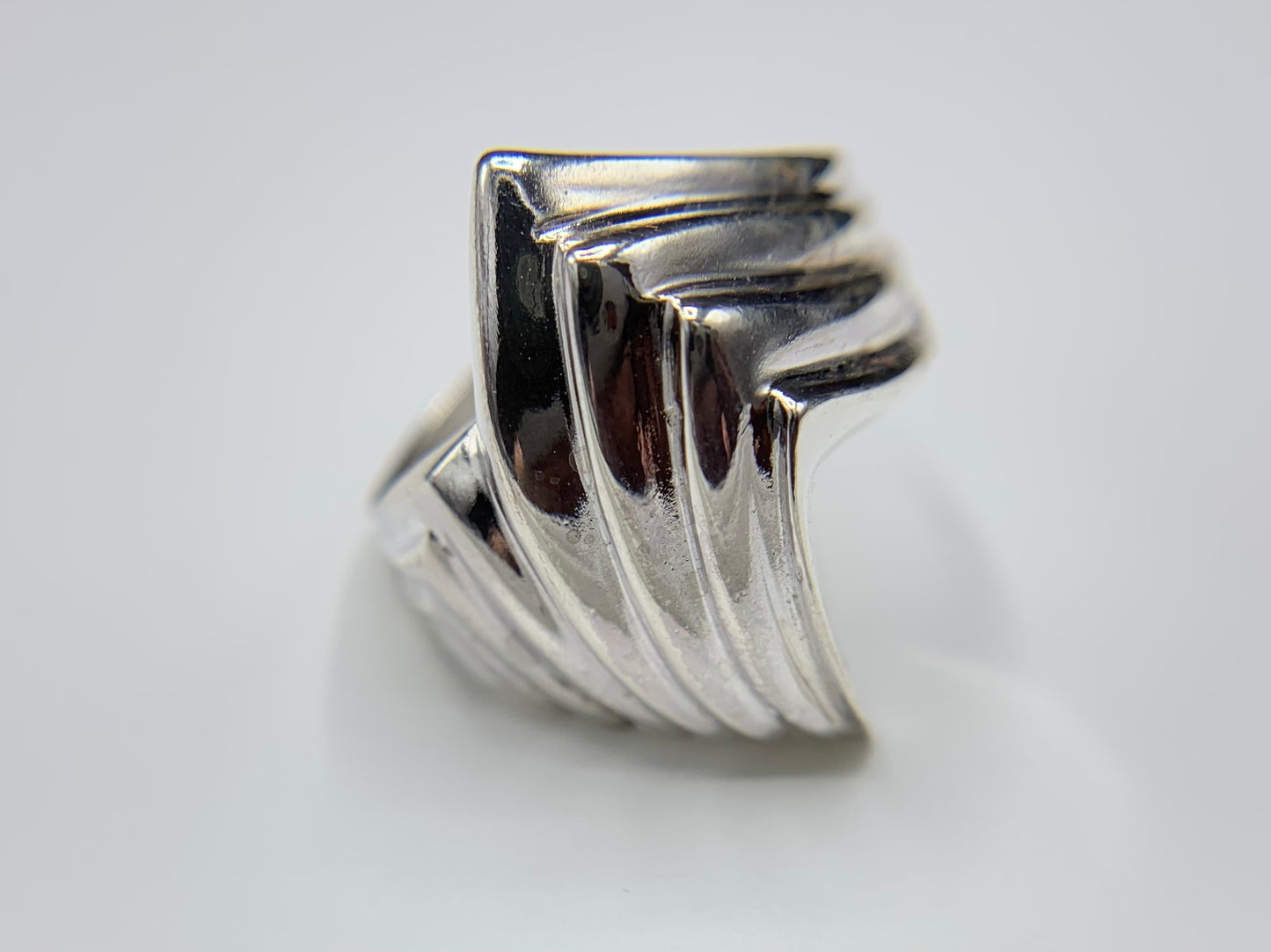 Sterling Silver Peak Free Form Ring