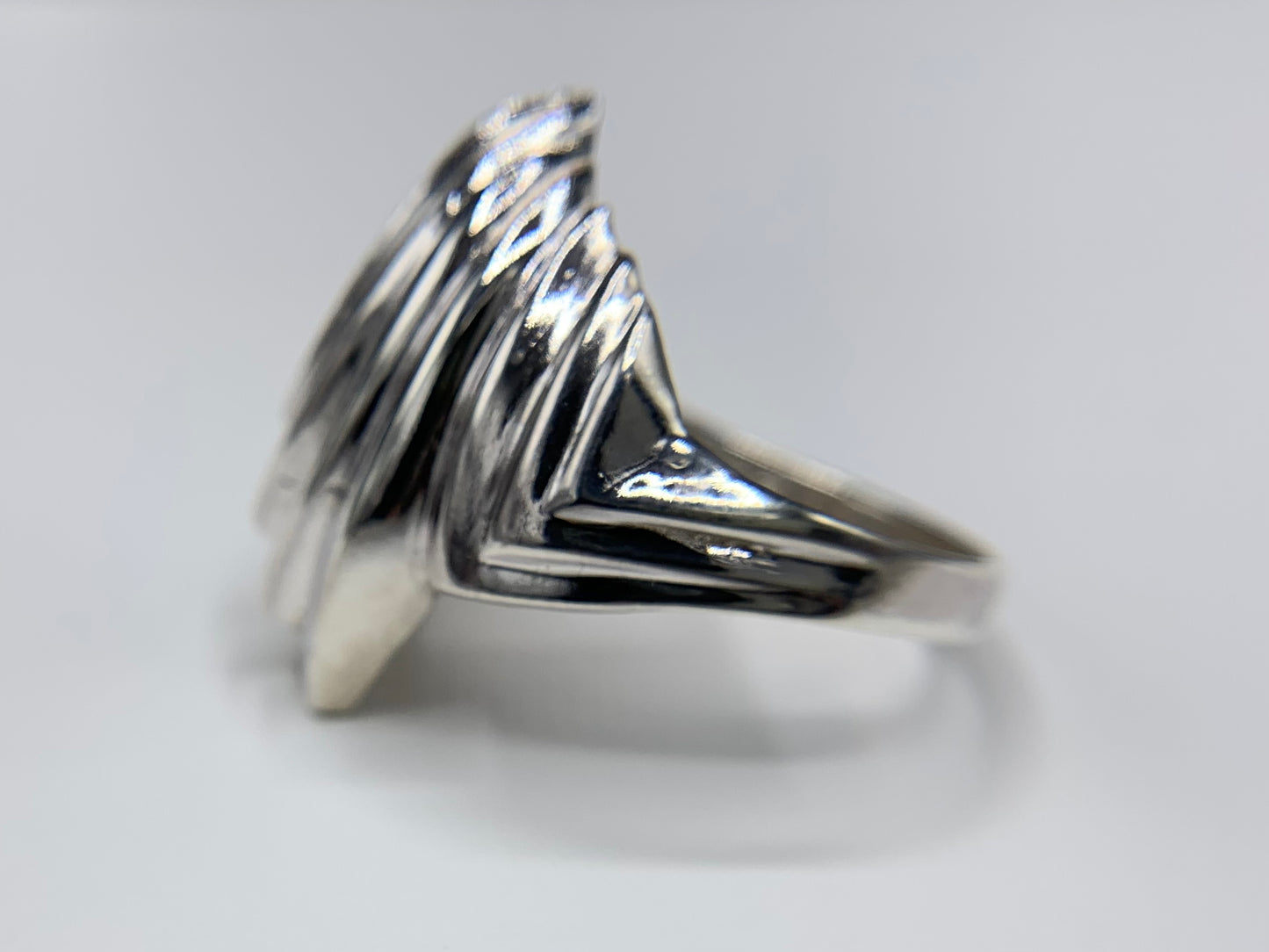 Sterling Silver Peak Free Form Ring