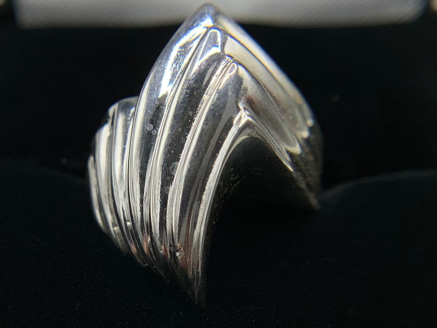 Sterling Silver Peak Free Form Ring