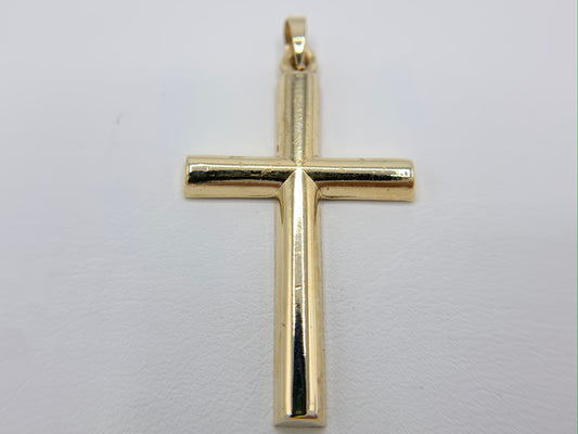 14K Yellow Gold Cross Pendant