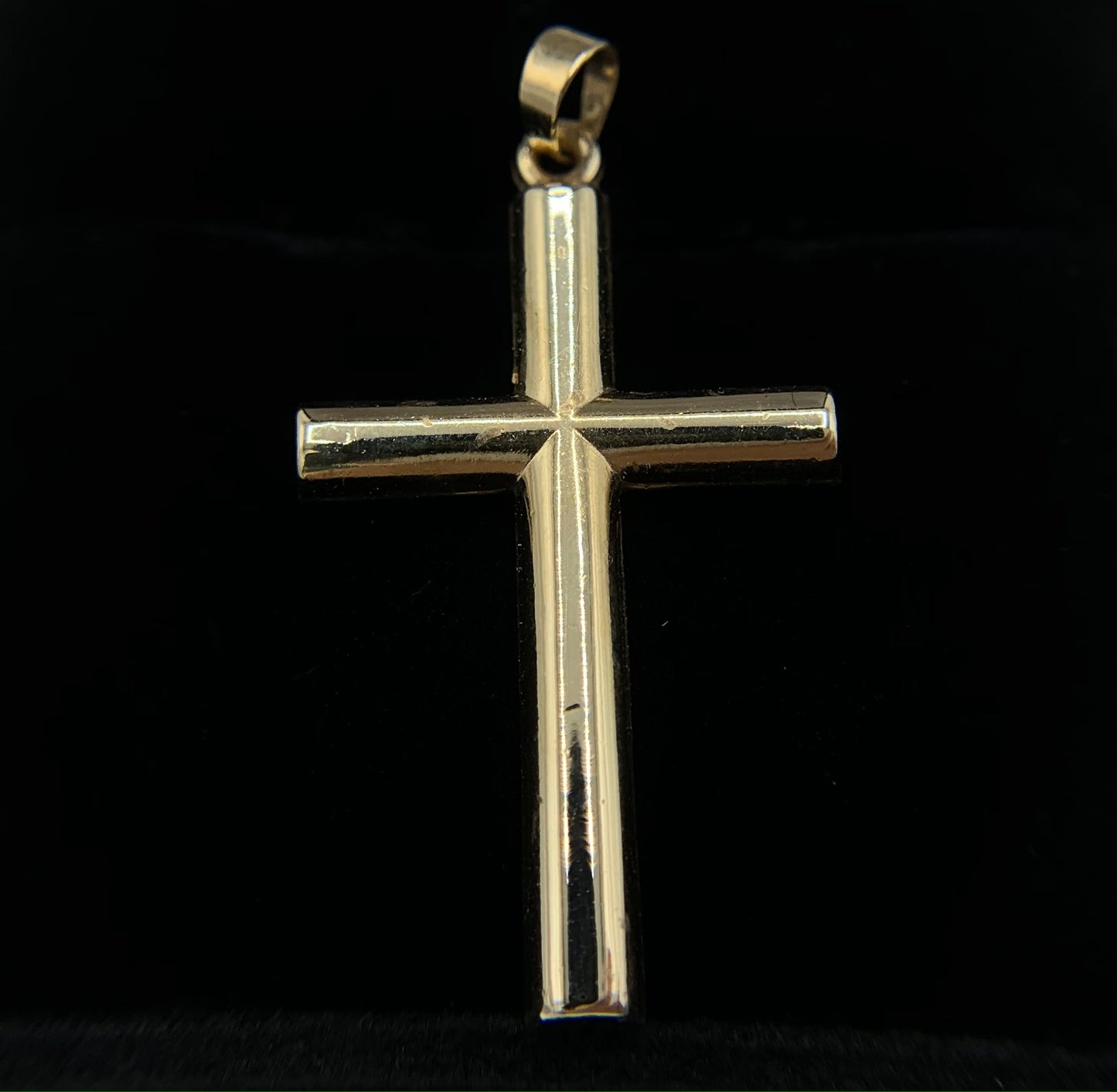 14K Yellow Gold Cross Pendant