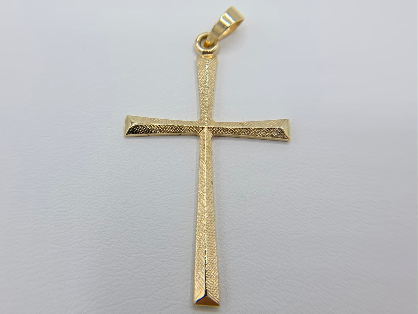 14K Yellow Gold Cross Pendant