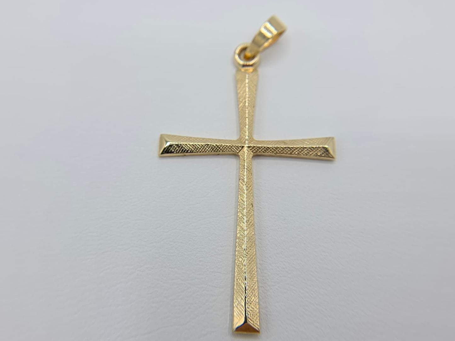 14K Yellow Gold Cross Pendant