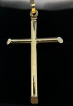 Load image into Gallery viewer, Large 14K Gold Cross Pendant

