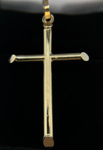 Large 14K Gold Cross Pendant