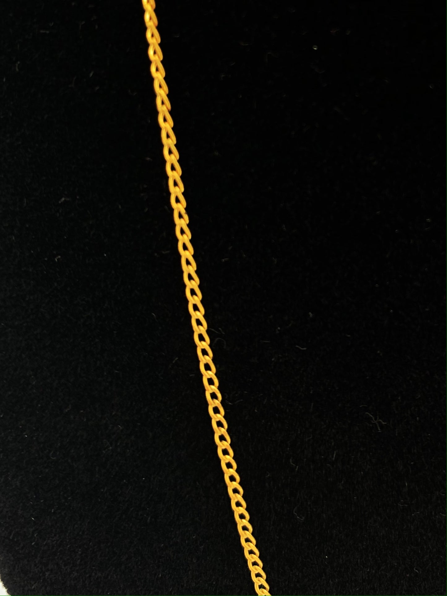 21 inch Gold Filled Curb Link Style Chain