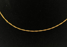 Load image into Gallery viewer, 24 inch Gold Filled Thin Curb Link Style Chain
