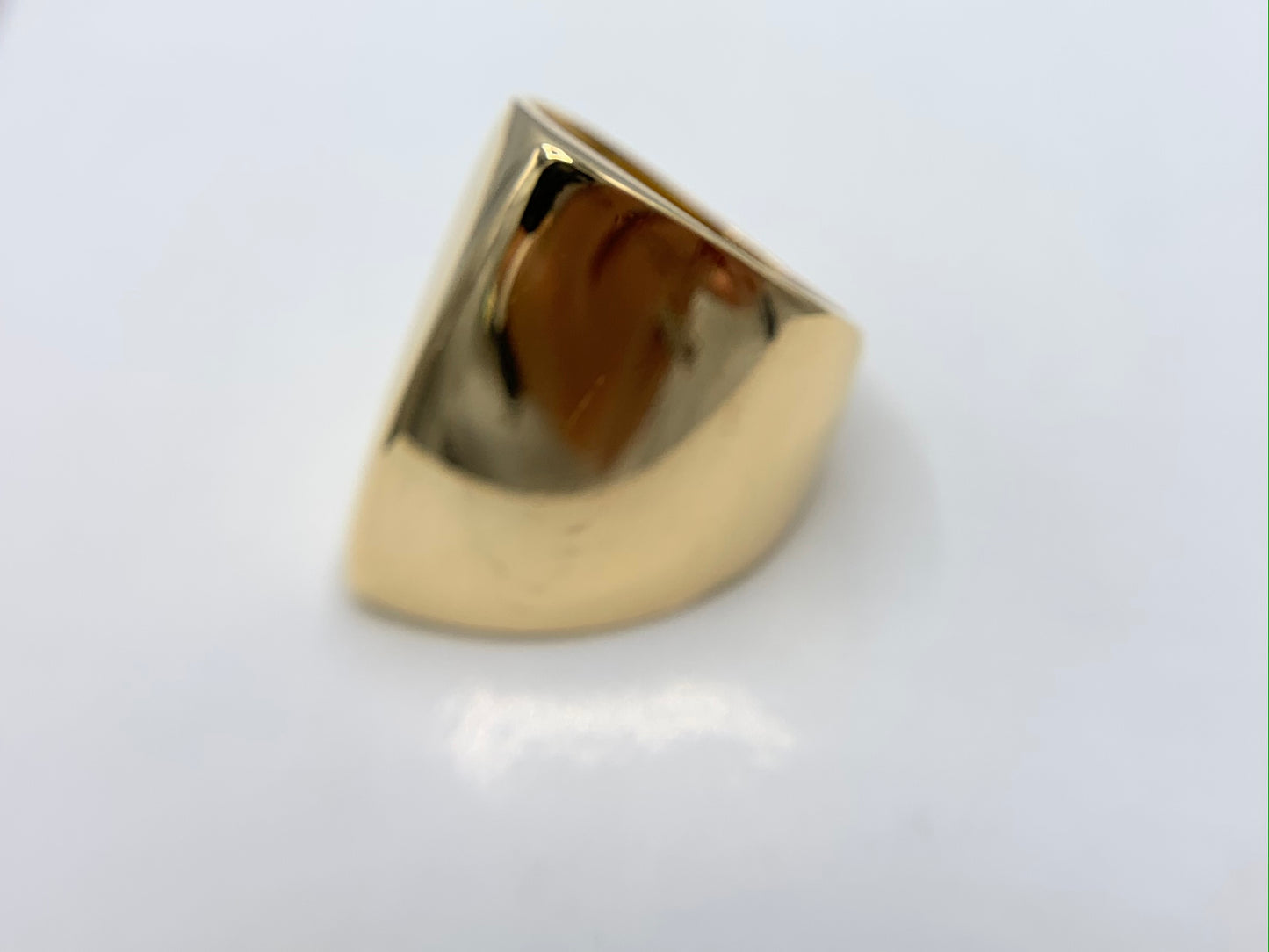 18K Yellow Gold Dome Ring