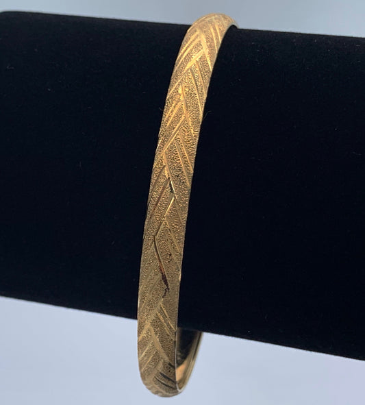 10K Yellow Gold 6mm Bracelet with Catch