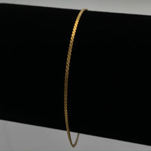 Load image into Gallery viewer, Thin Gold Filled Serpentine Style Bracelet
