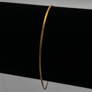 Thin Gold Filled Serpentine Style Bracelet