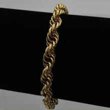 Load image into Gallery viewer, Gold Filled Bracelet, Thick Rope Style, 6mm
