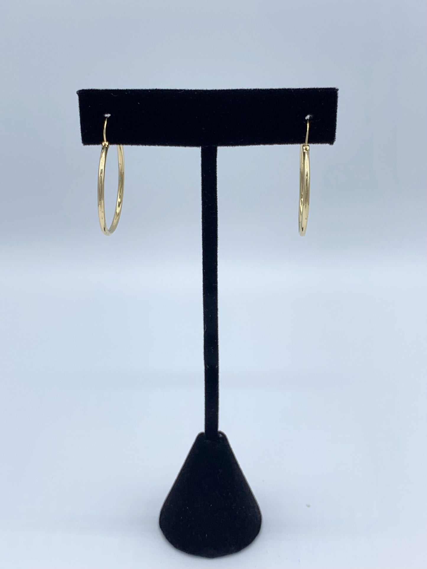 14K Yellow Gold Hoop Earrings