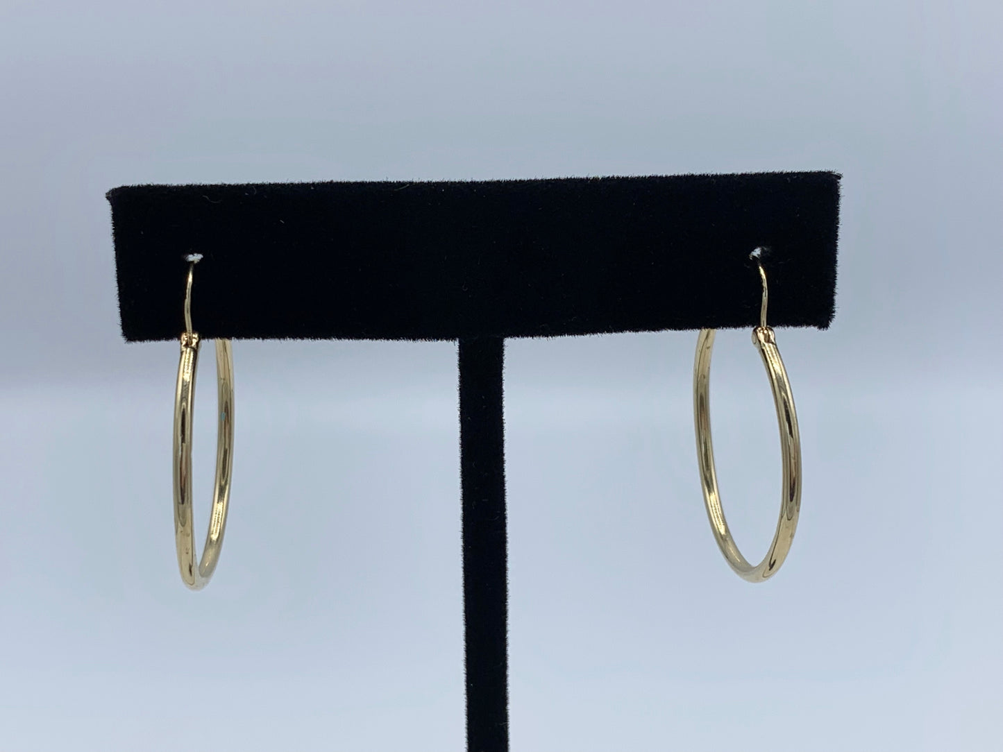 14K Yellow Gold Hoop Earrings