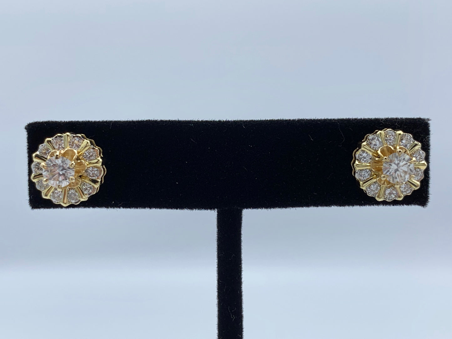 Estate 14K Yellow Gold Diamond Jackets