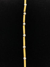 Load image into Gallery viewer, 14K Yellow and White Liquid Gold Two Tone Bracelet
