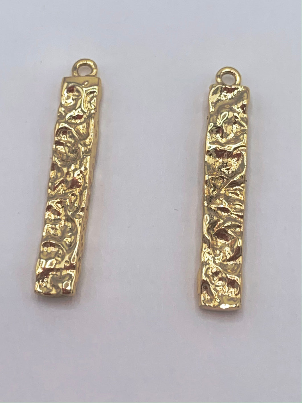 14K Yellow Gold Nugget  Earring Converters