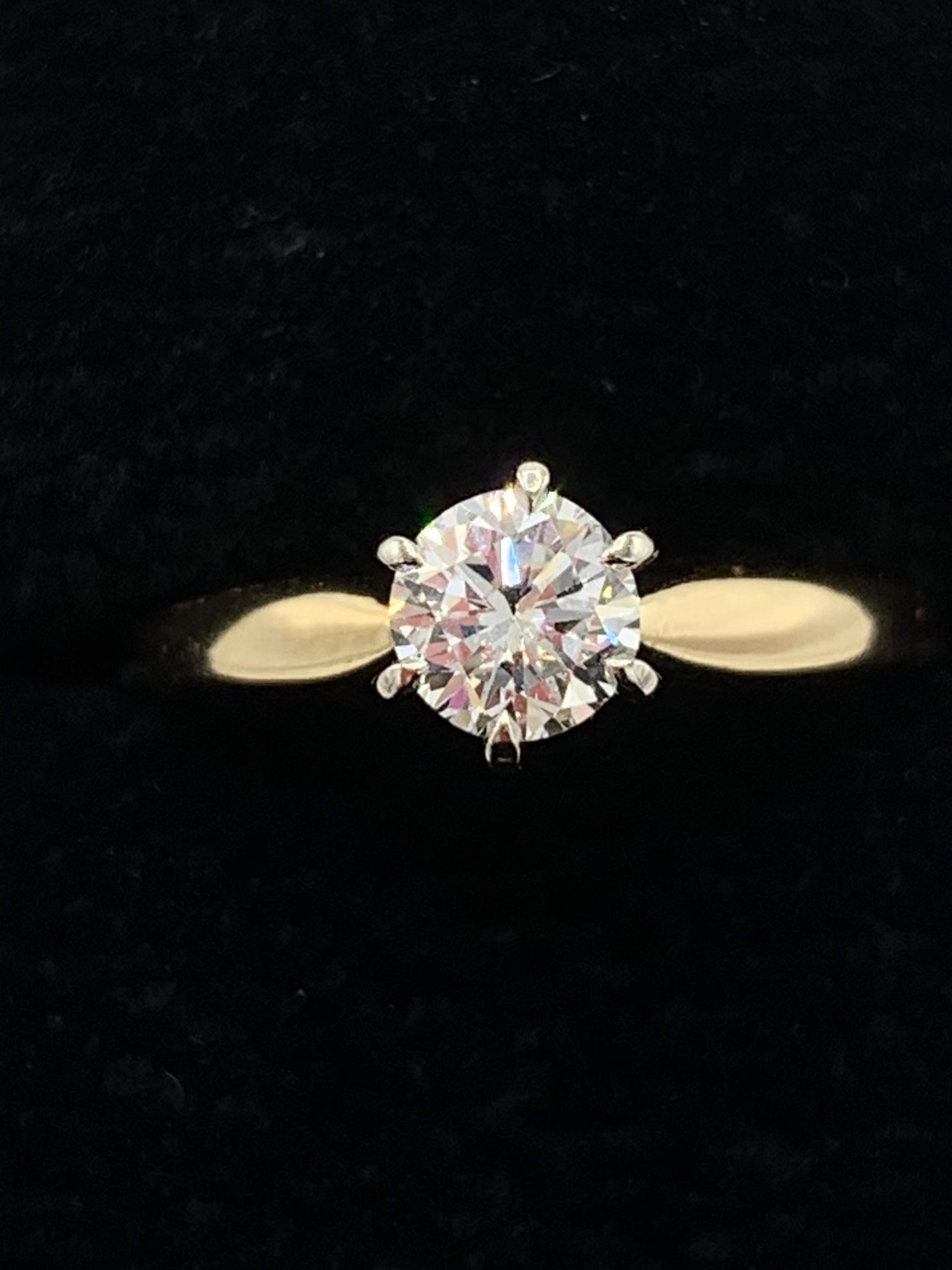 3/8 Ct Diamond Solitaire Engagement Ring