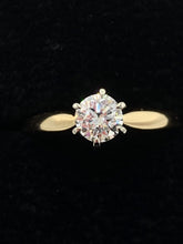 Load image into Gallery viewer, 3/8 Ct Diamond Solitaire Engagement Ring
