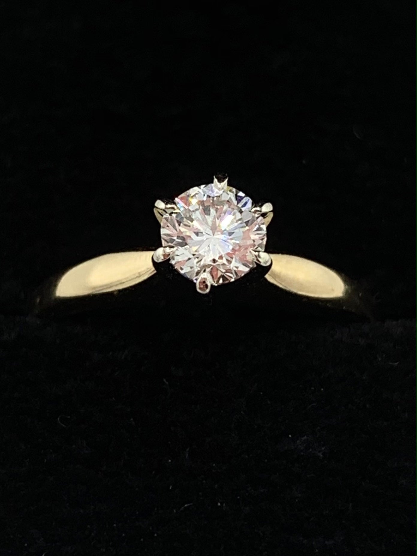 3/8 Ct Diamond Solitaire Engagement Ring