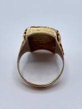 Load image into Gallery viewer, Estate 10K Black Hills Gold Leaf Ring
